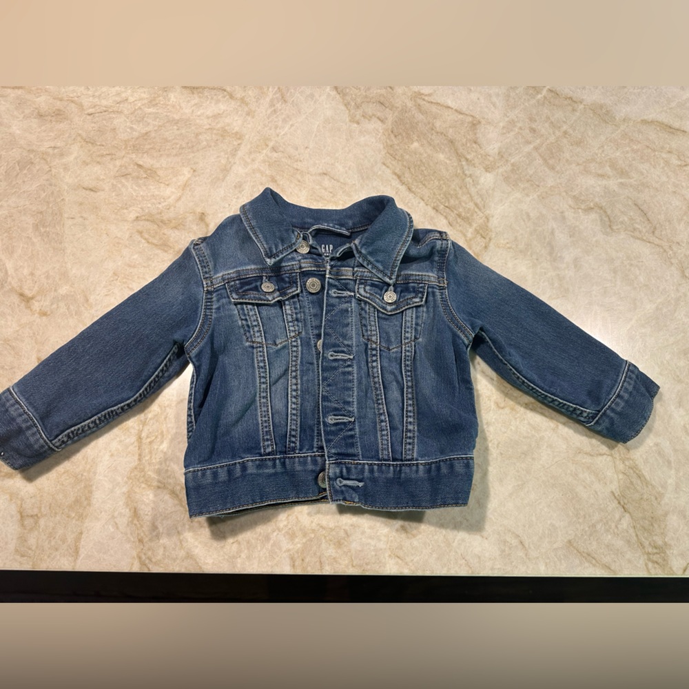 GAP Denim Toddler Jacket in Classic Blue
